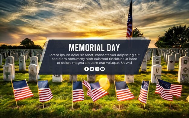 PSD psd usa memorial day background ai