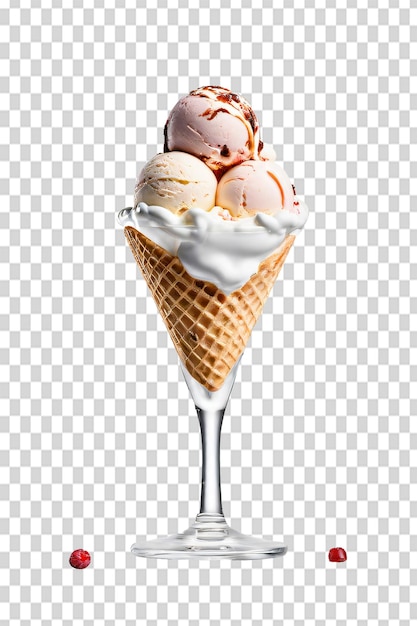 PSD Waffle Cone Ice Cream to Make You Smile