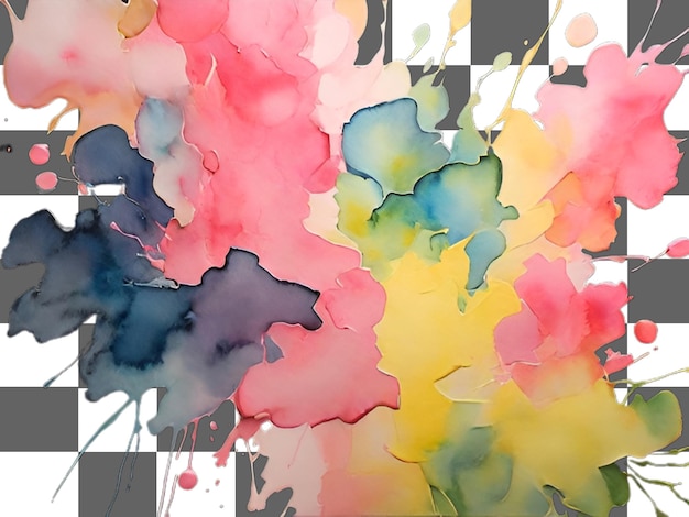 PSD psd watercolor background with connected dots this abstract watercolor background features