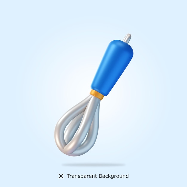 PSD whisk 3d icon