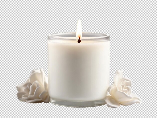 psd of a white candle