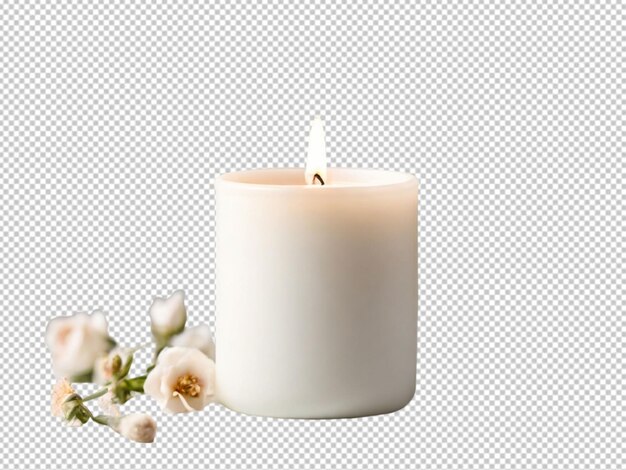 psd of a white candle