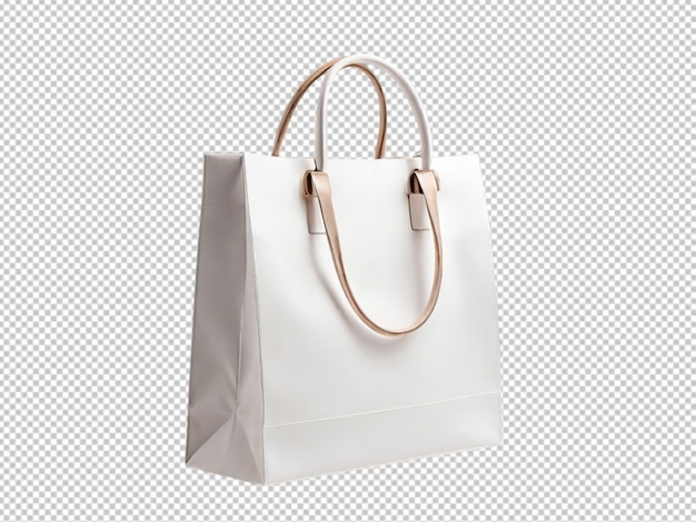 psd of a white shopping bag