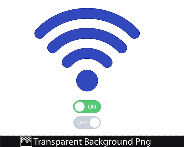 PSD wift icon on off isolated on transparent background png