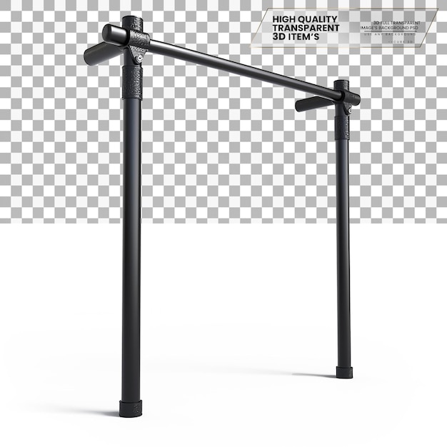 PSD pull up bar a bar used for performing pull up exercises on transparent background