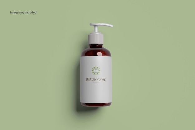 PSD pump bottle mockup