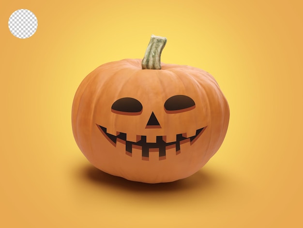 Pumpkin for Halloween transparent background