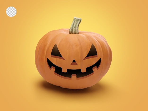 Pumpkin for Halloween transparent background