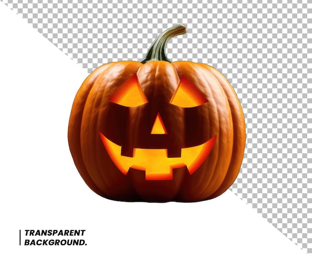 Pumpkin Jack O Lantern PSD Transparent Background