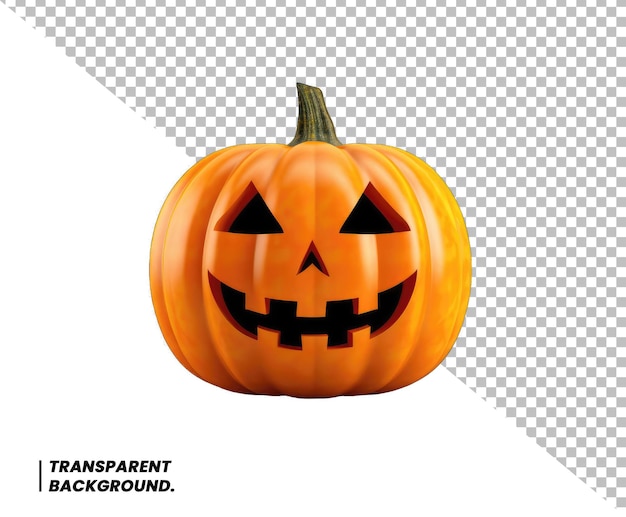 Pumpkin Jack O Lantern PSD Transparent Background