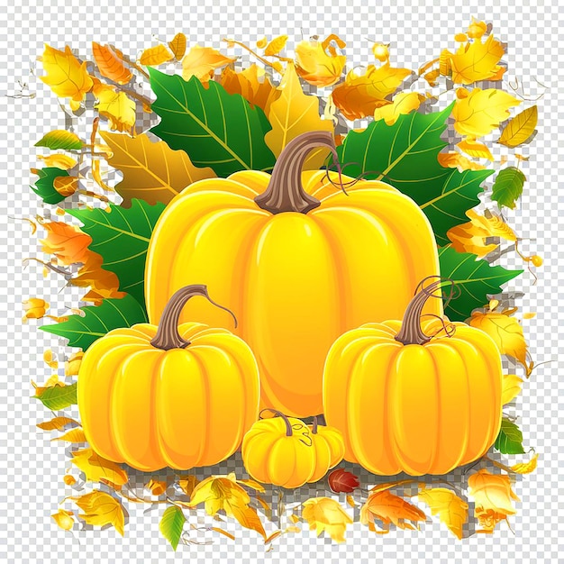 PSD pumpkin transparent background