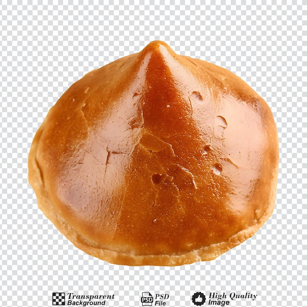 Puran poli isolated on transparent background