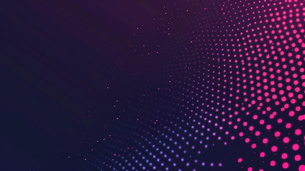 a purple background with a pattern of dots and stars