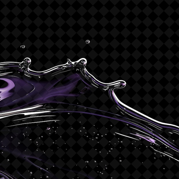 a purple and black background with a purple splash of water