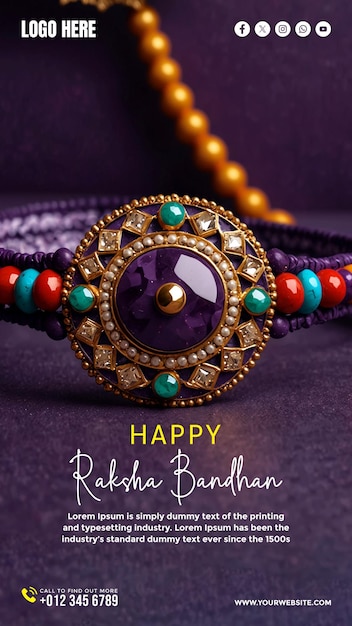 a purple bracelet with a gold colored pearl on it is written by a man