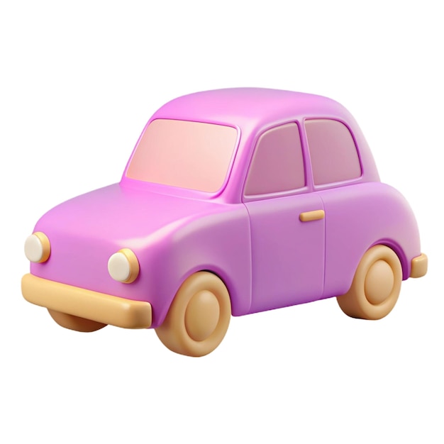 a purple car with the word quot pink quot on the front