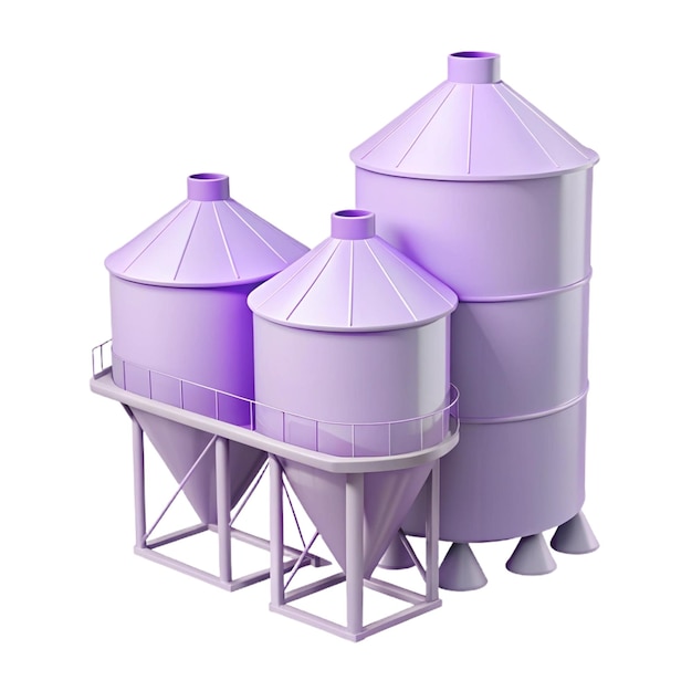 PSD a purple container with purple lids and a purple container with a purple top