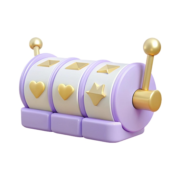 PSD a purple crown with hearts and hearts on it