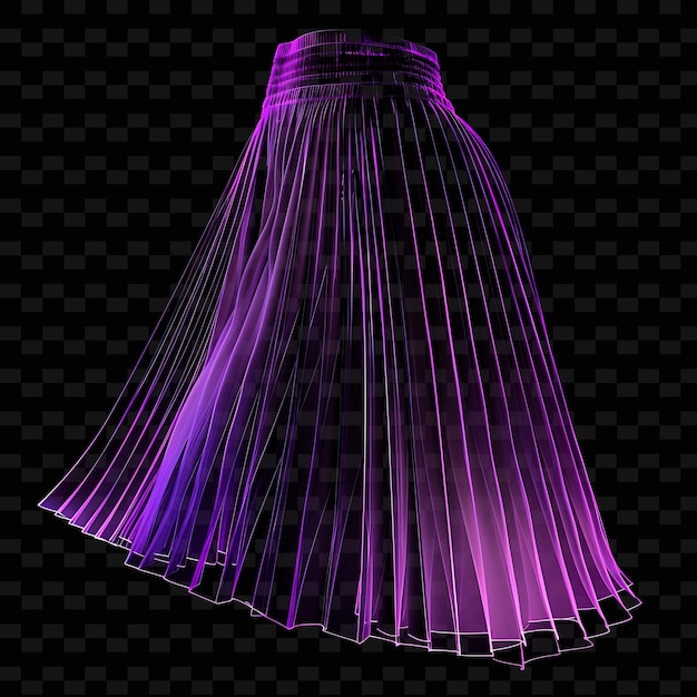 PSD a purple dress with a purple ribbon on it