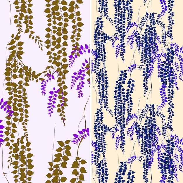 PSD purple flowers on a white background