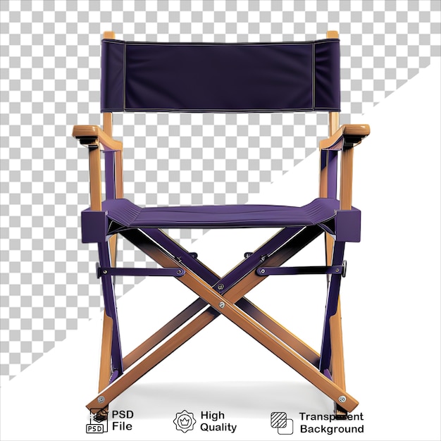 Purple Foldable Chair with Sleek Design