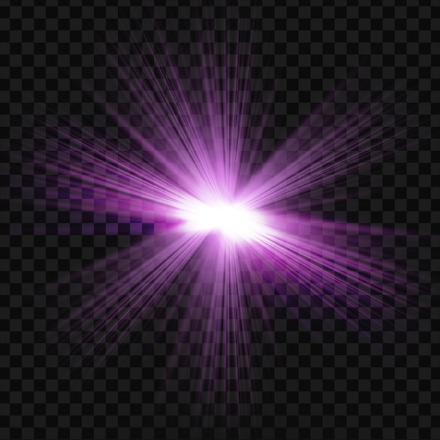 purple glowing light effect