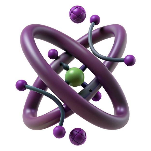 a purple and green sphere with the letter x on it