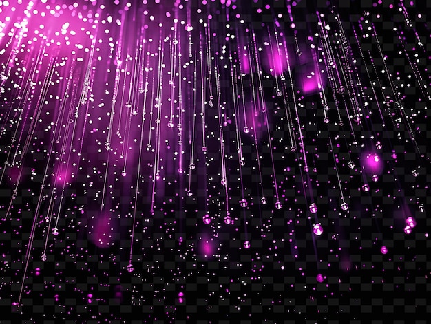 purple lights in a dark room