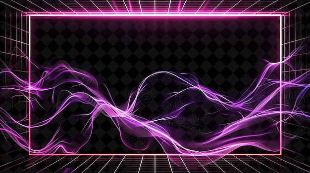 PSD a purple and pink abstract background with a grid and a purple and pink neon