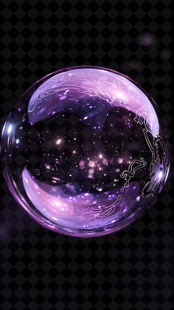 a purple planet with a purple background and a space for the universe