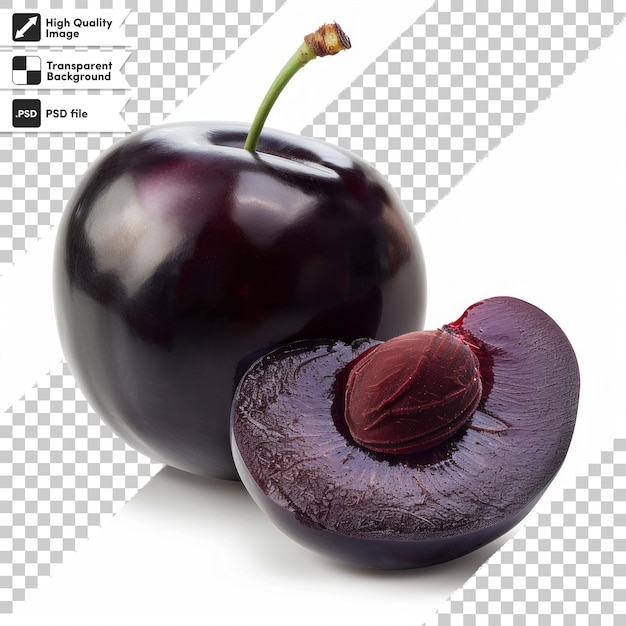 a purple plum is shown with the words quot the word plum quot on it