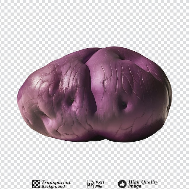 purple potato isolated