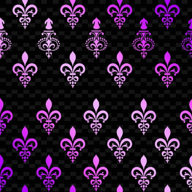 PSD purple and purple butterflies on a black background