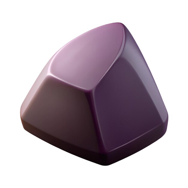 a purple and purple object with a purple top