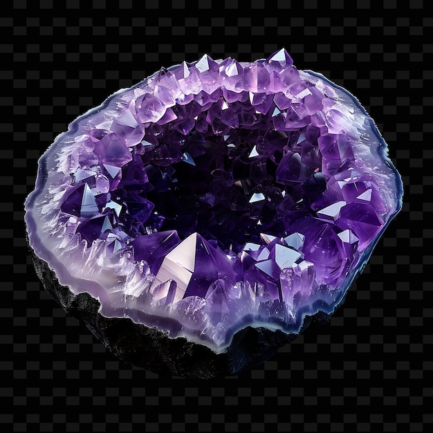 a purple and purple piece of material with a black background