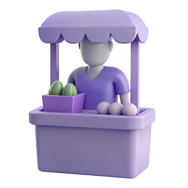 a purple toy with eggs in it and a purple box with a man in it