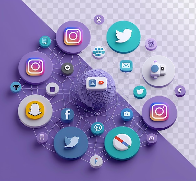 a purple and white background with the word facebook on it