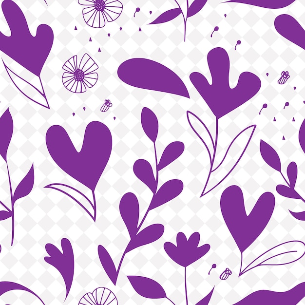 PSD a purple and white pattern with the words spring and summer