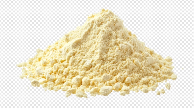 PSD a pyramid of flour is shown on a white background