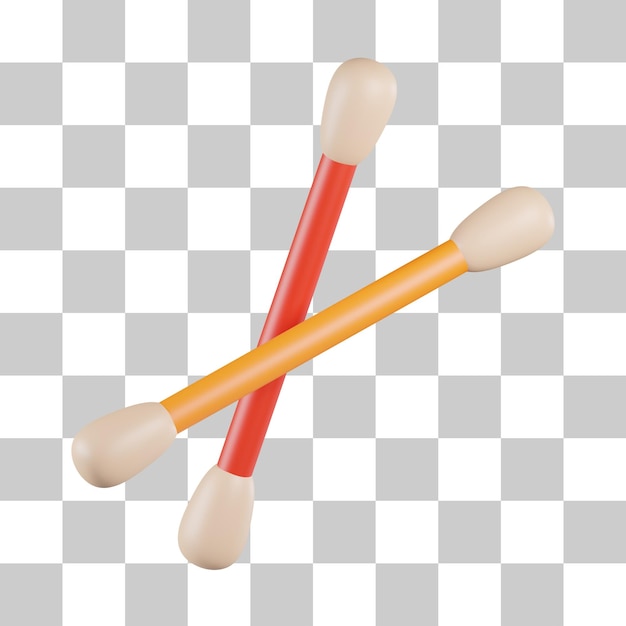 Q Tips 3D Icon