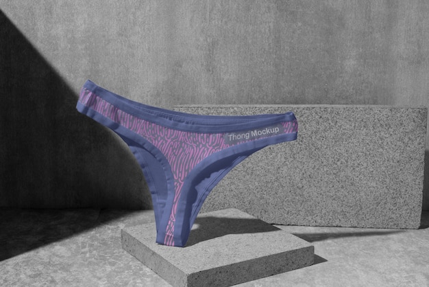 Quality thong mockup