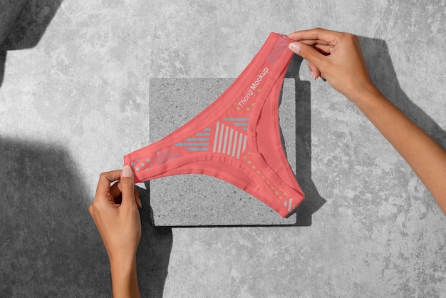 Quality thong mockup