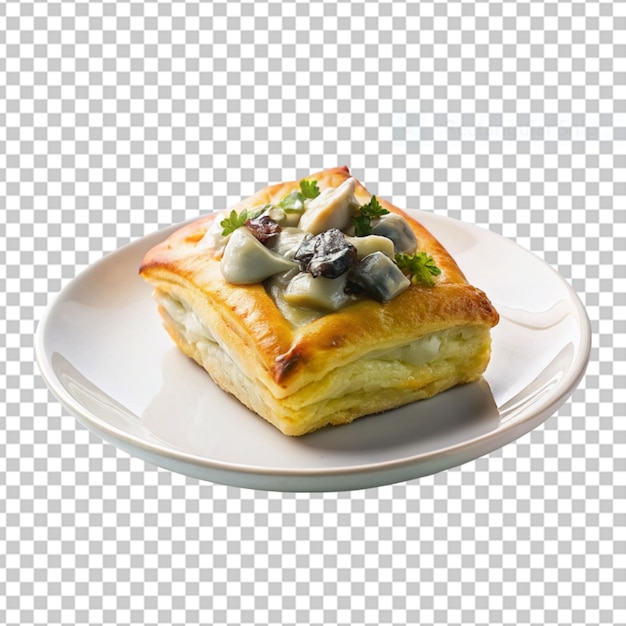 Quiche isolated on transparent background