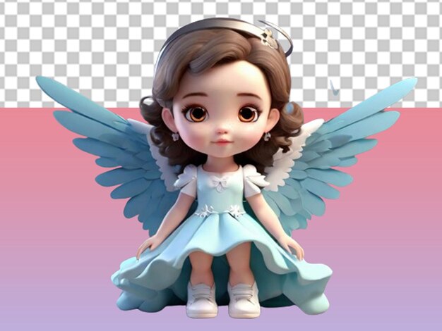 quotAngel Wings 3D Cartoon Characterquot