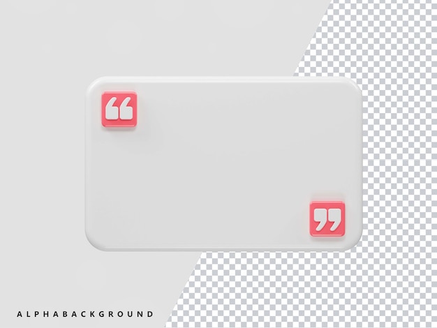 Quote box mockup