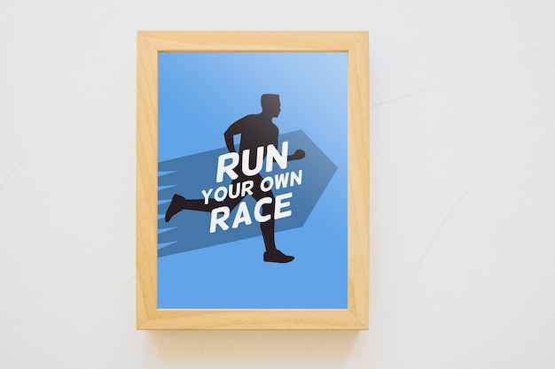 Quote and frame mockup