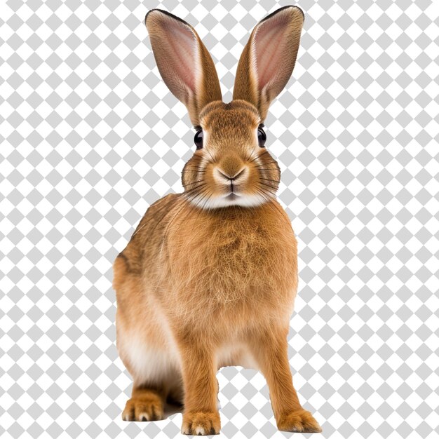 Rabbit Isolated on transparent background PNG file format