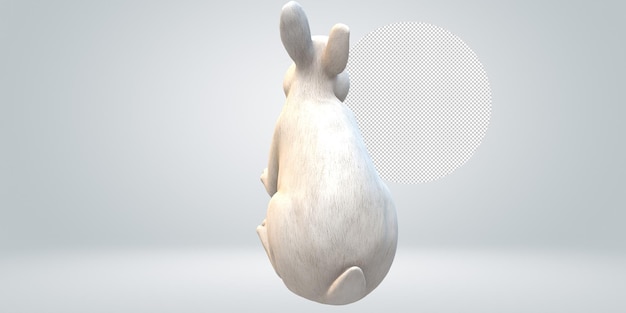 Rabbit isolated on a Transparent Background