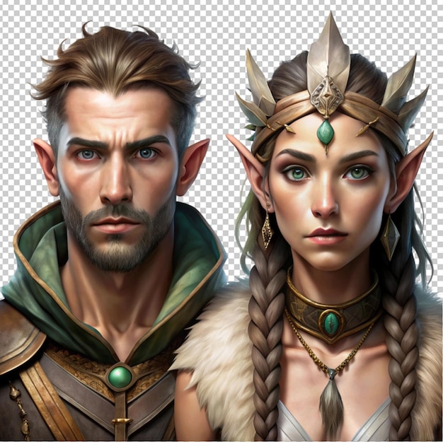 PSD race changing class druid male and female ashen