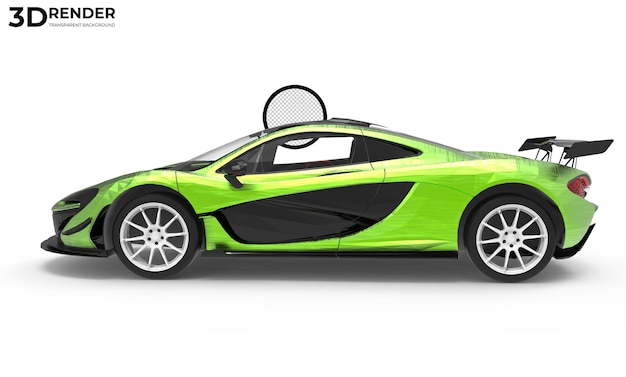 racing sports car transparent background